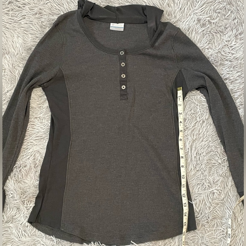 Columbia Sportswear Women's Long Sleeve Hooded Henley - Picture 8 of 10